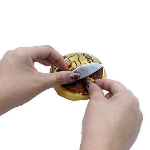 Woof² Chocolate Gold Coin Nose-work Pet Toy