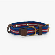 Polo Ralph Lauren Dog Stripe Leather Collar