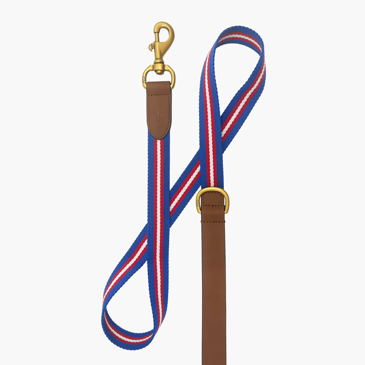 Dog Stripe Leather Leash