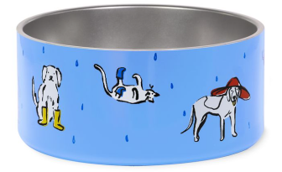 Raining Cats and Dogs Pet Bowl