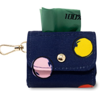 Watercolor Dot Doggie Bag Holder