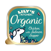 Lily's Kitchen - 狗狗主食濕糧 - 有機雞肉三文魚晚餐