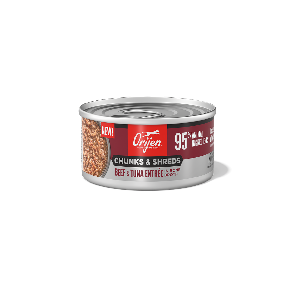 ORIJEN - Chunks & Shreds Beef & Tuna Entrée Wet Cat Food