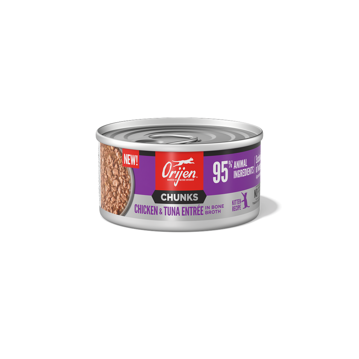 ORIJEN - Chunks & Shreds Chicken & Tuna Kitten Wet Food