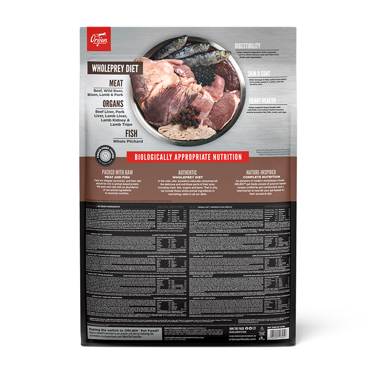 ORIJEN - Regional Red Dry Cat Food