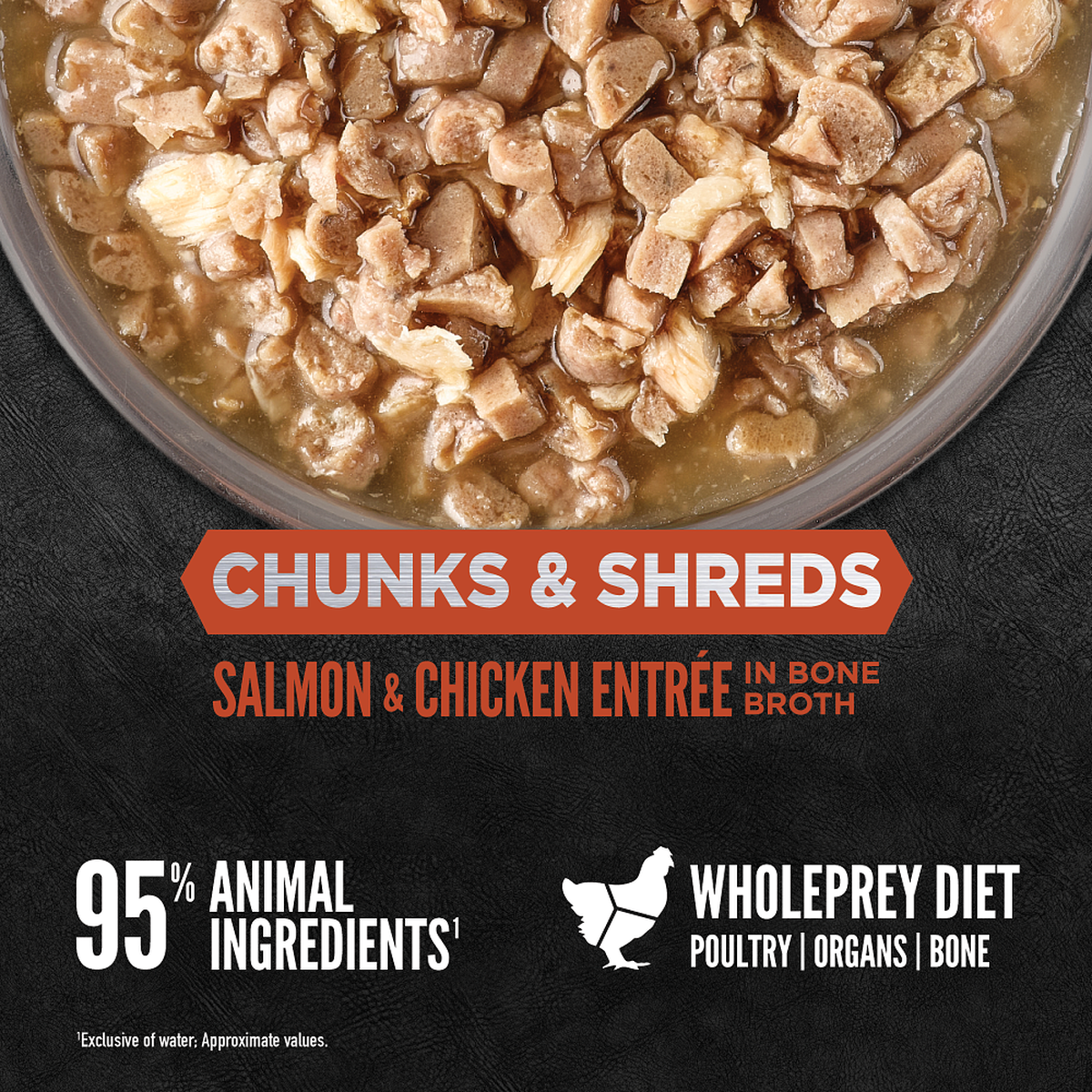 ORIJEN - Chunks & Shreds Salmon & Chicken Entrée Wet Cat Food