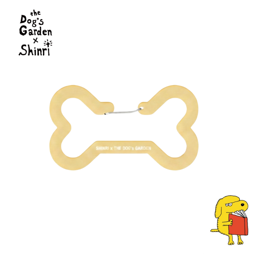 SHINRI x the Dog’s Garden – Carabiner “Yellow Bone”
