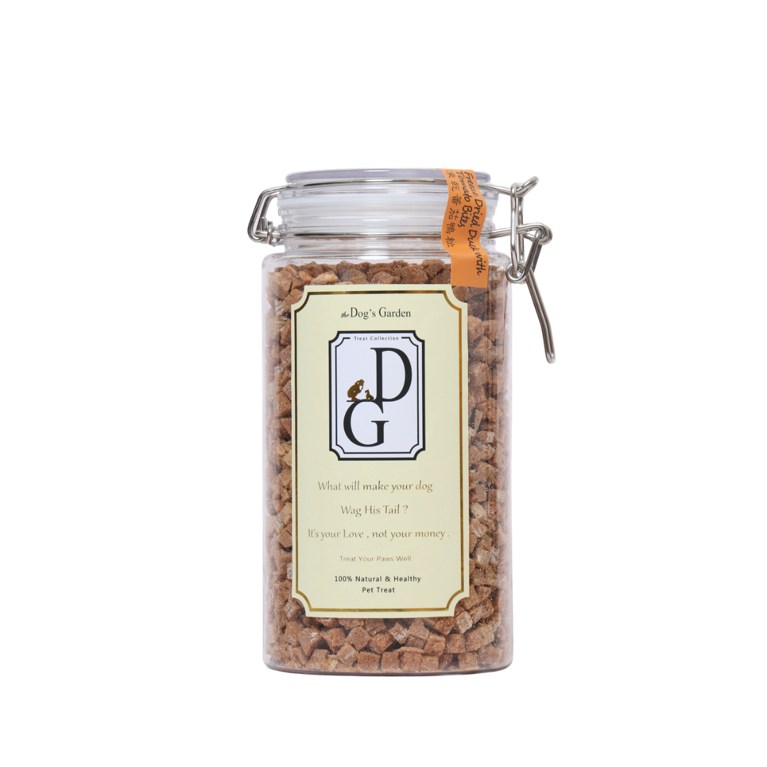 the Dog's Garden - Freeze Dried Treats - Korean Duck with Tomato Bites