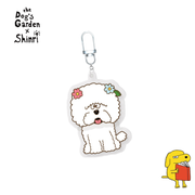 SHINRI x the Dog’s Garden – Shaking Keychain “Bichon”