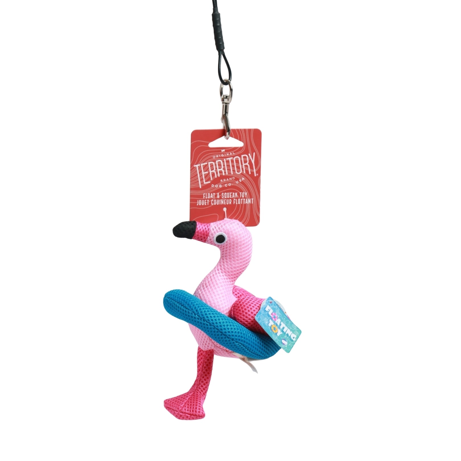 Territory - Flamingo Floating Dog Toy - 8"