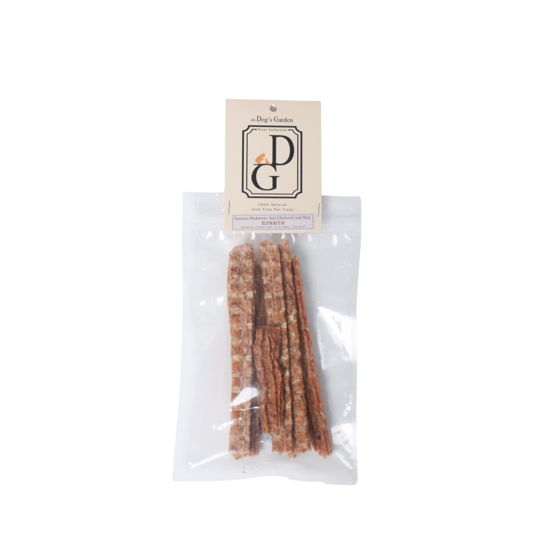 the Dog’s Garden - Air Dried Treat - Japanese Hyaluronic Acid Chicken Comb Stick