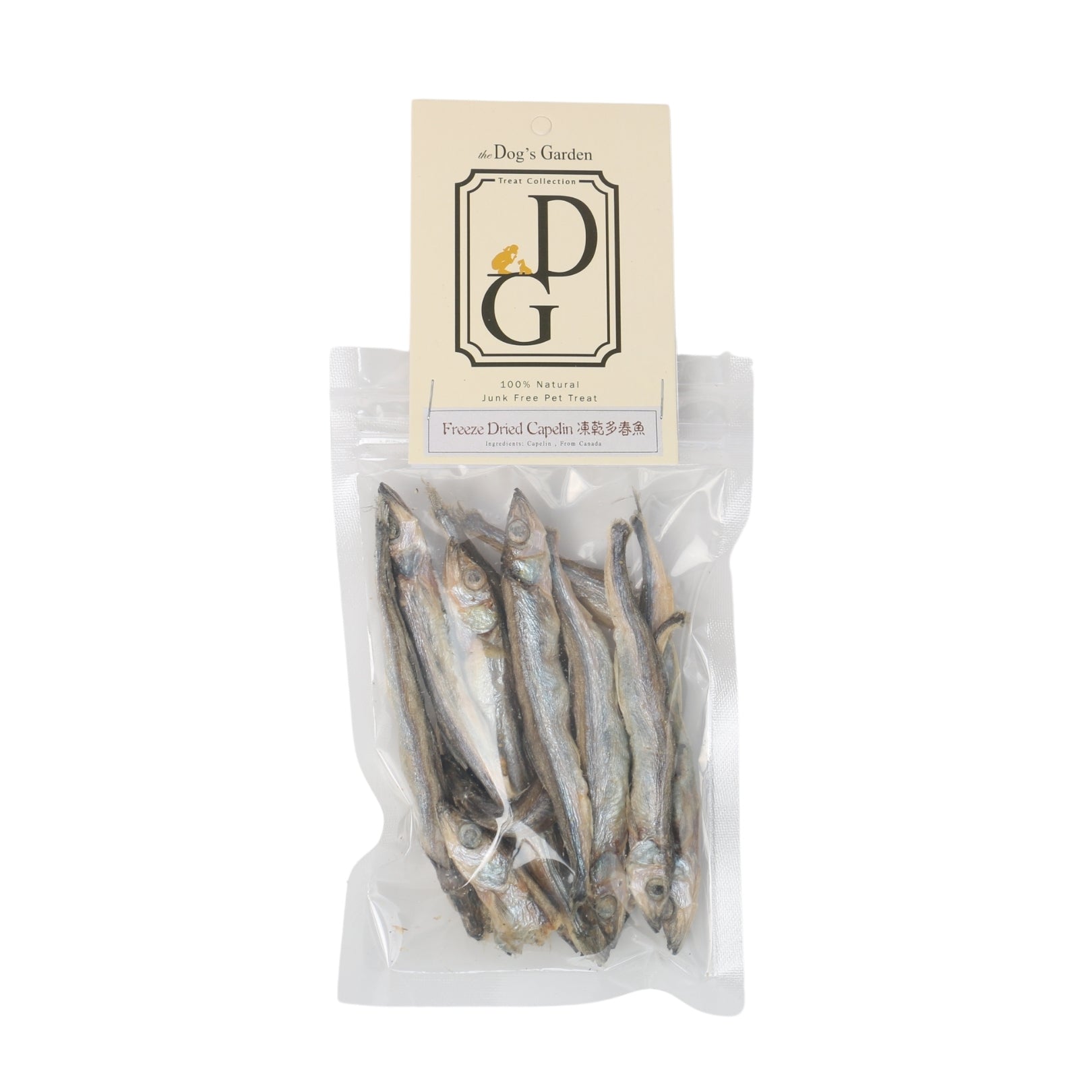 the Dog's Garden - Freeze Dried Treats - Capelin