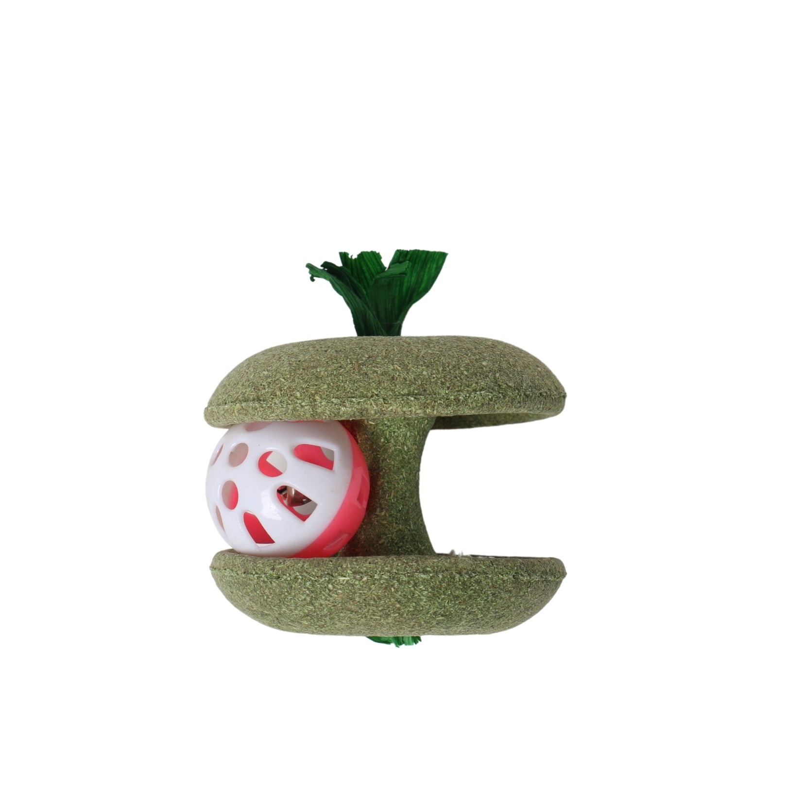 the Dog's Garden - Cat toy - Catnip Apple Tunnel with Plastic Ball