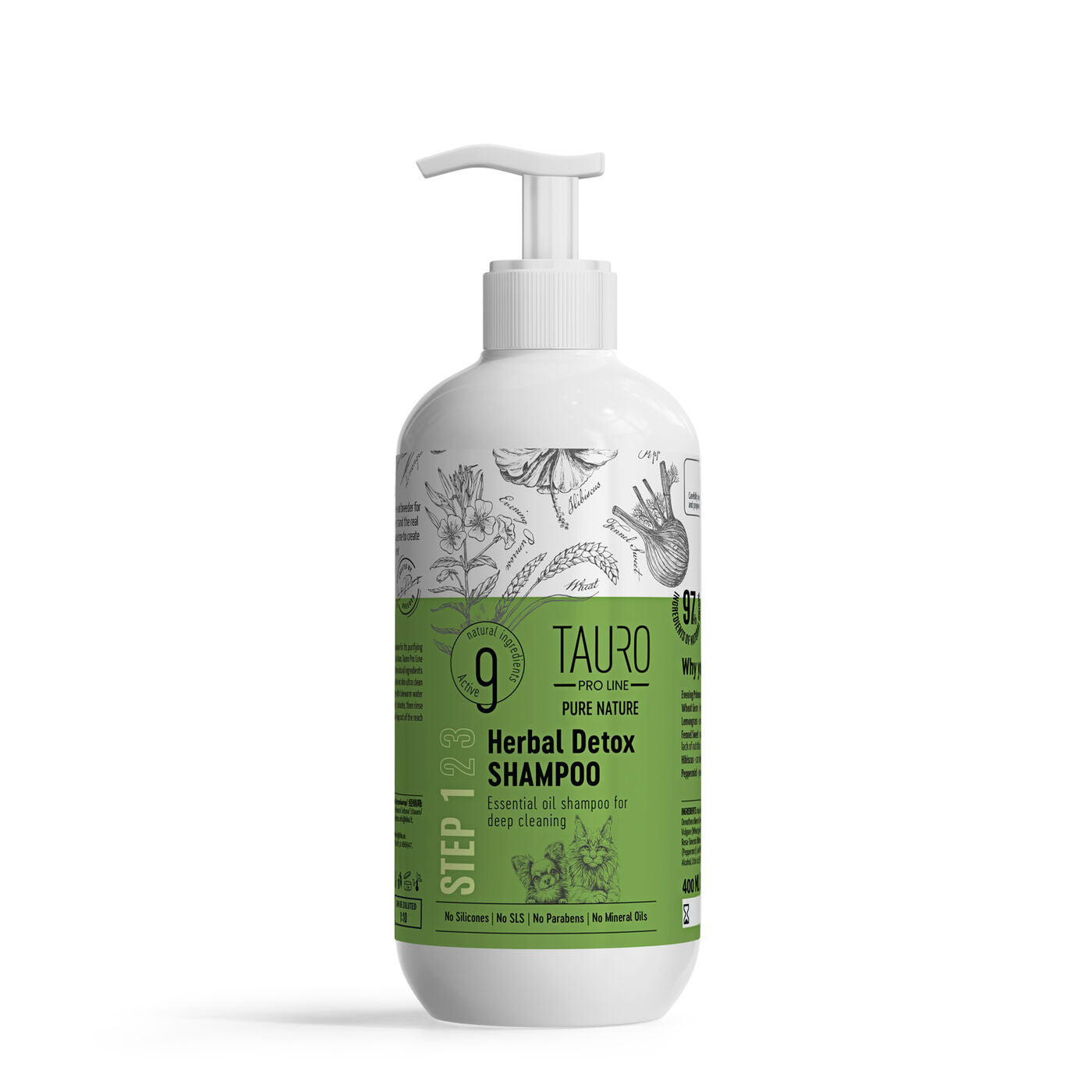 Tauro - 草本排毒洗髮水 - 400ml (第1步)