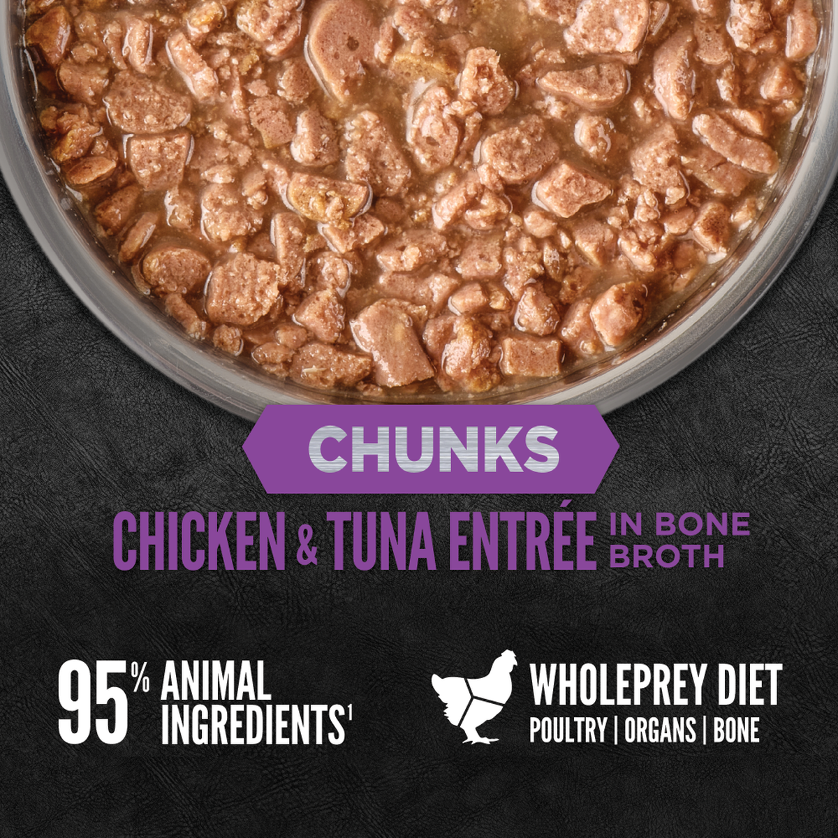 ORIJEN - Chunks & Shreds Chicken & Tuna Kitten Wet Food