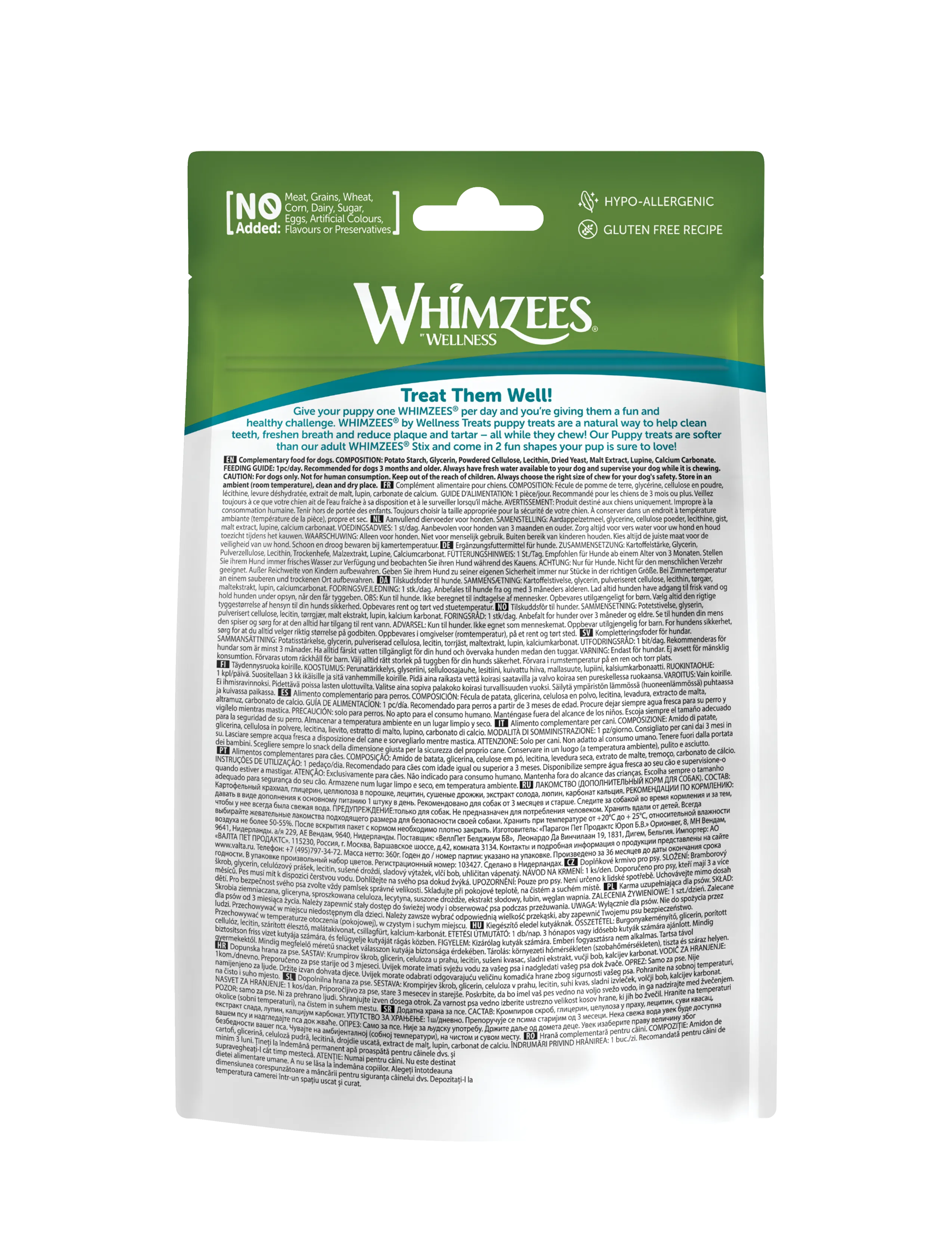Whimzees Natural Daily Dental Treats - Puppy (28ct)