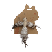 the Dog's Garden - Cat Teaser Wand Refill - Bird with Feathers