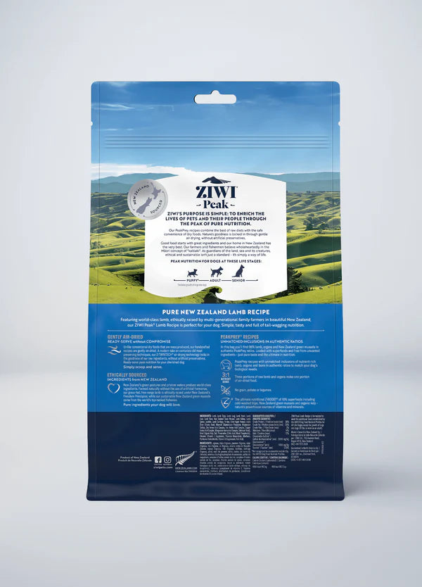 ZiwiPeak Air-Dried Dog Food - Lamb