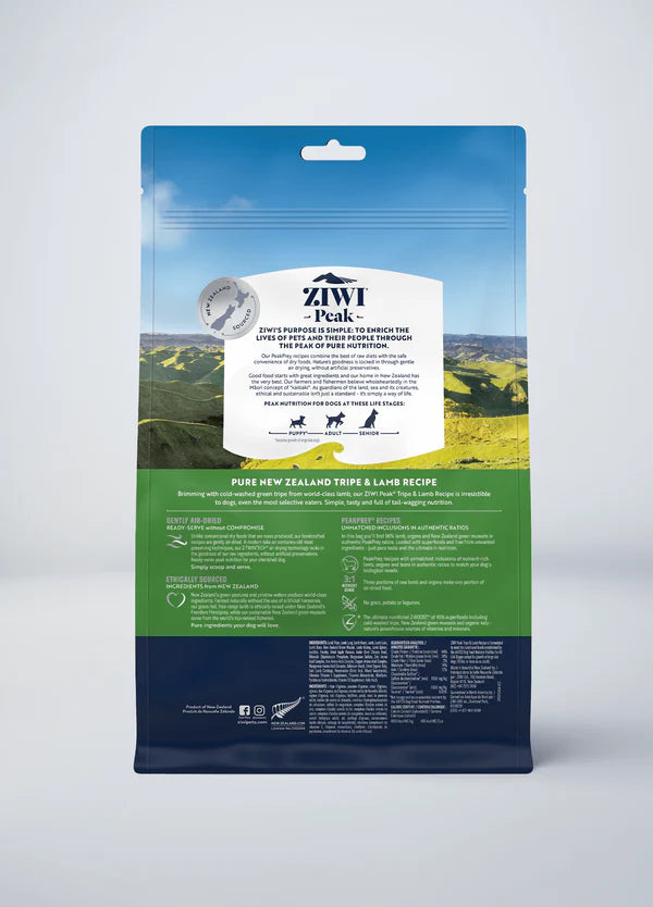 ZiwiPeak Air-Dried Dog Food - Tripe & Lamb