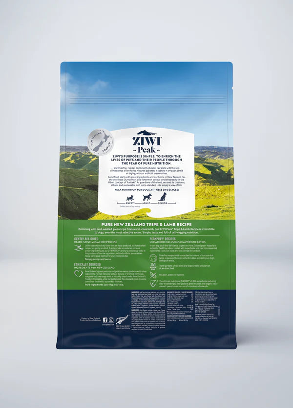 ZiwiPeak Air-Dried Dog Food - Tripe & Lamb