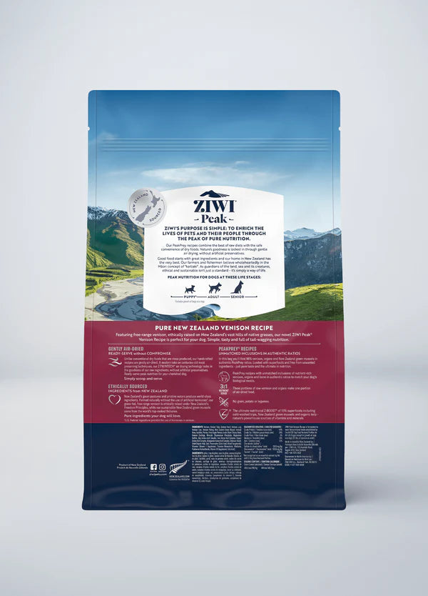 ZiwiPeak Air-Dried Dog Food - Venison