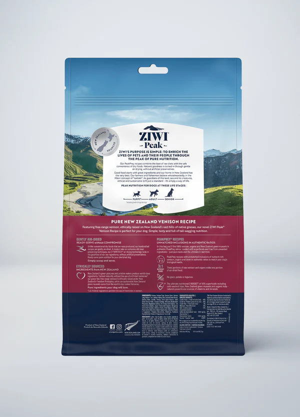 ZiwiPeak Air-Dried Dog Food - Venison