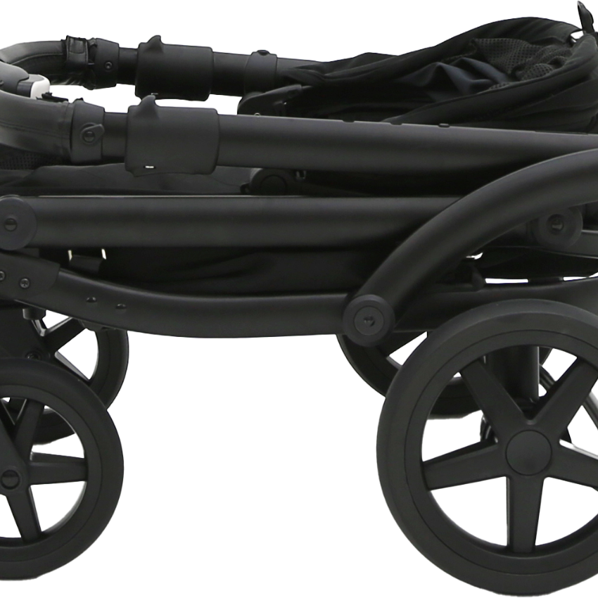 Pompolarr Pet Modu Wagon - Hybrid Detachable Pet Stroller (Black)