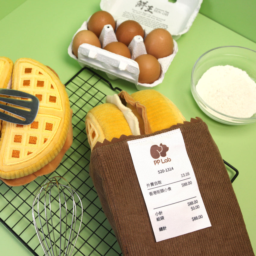 PP LAB - Waffle with Paper Bag Combo Plush Toy