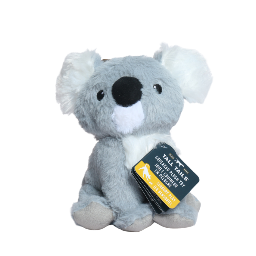 Tall Tails Plush Koala with Squeaker (8")