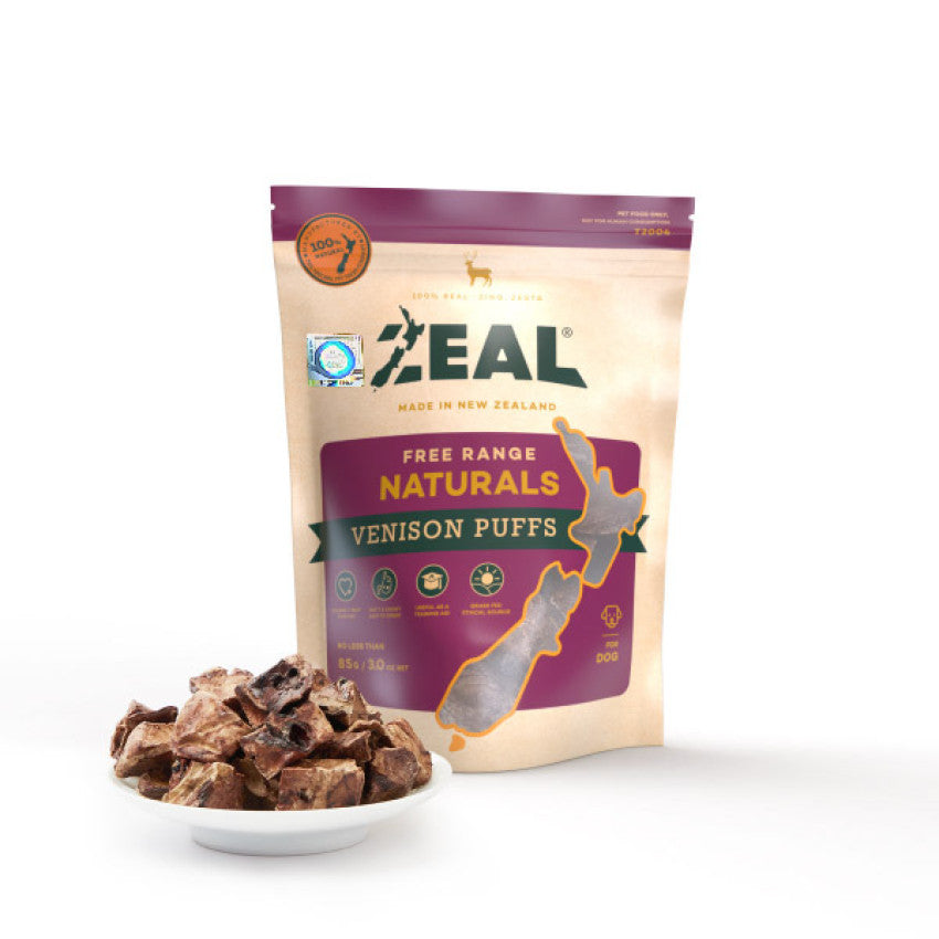 Zeal - Free Range Naturals Venison Puffs (85g)