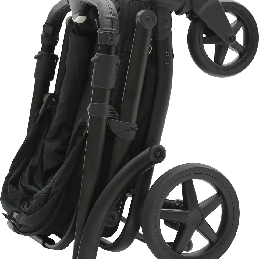 Pompolarr Pet Modu Wagon - Hybrid Detachable Pet Stroller (Black)