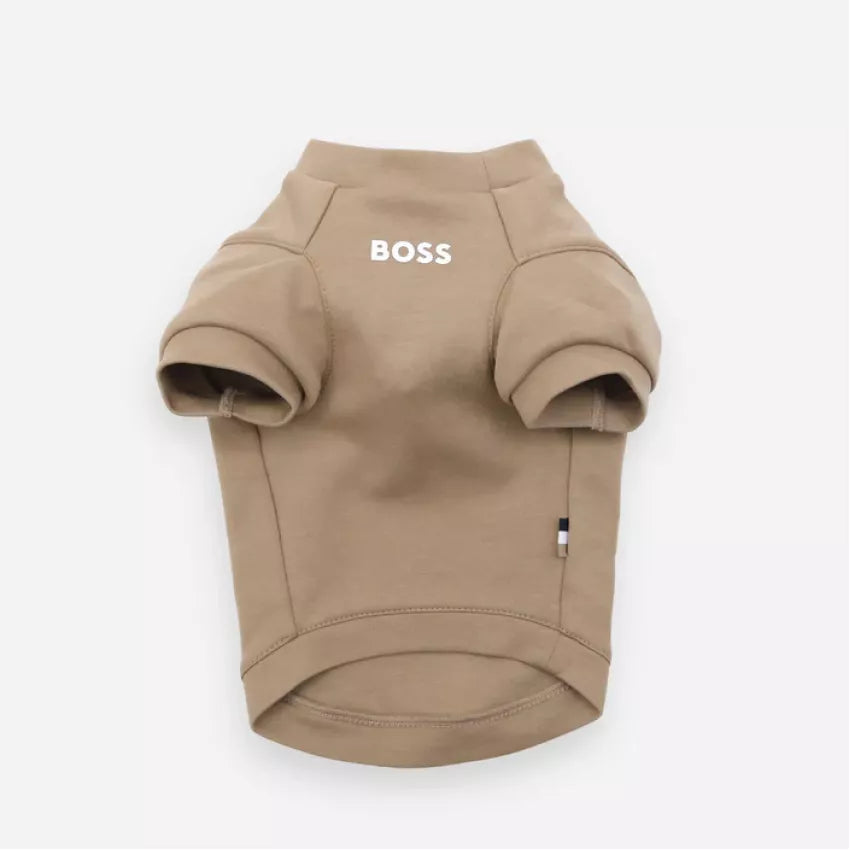 BOSS - Dog Essentials Short Sleeve Crewneck - Beige