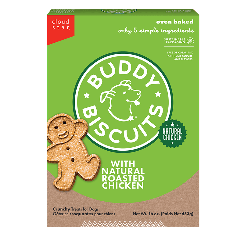 Buddy Biscuits 健康全麥烘焙零食 - 烤雞肉味