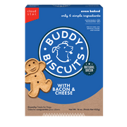 Buddy Biscuits Oven-Baked Crunchy Dog Treats - Bacon & Cheese