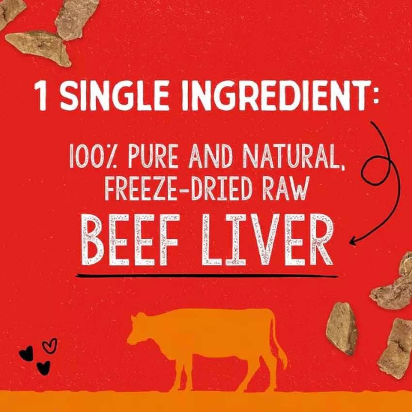 Stella & Chewy's Beef Liver Freeze-Dried Raw Treats (3oz)
