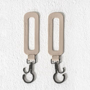 Pompolarr - Pet Leather Hook / pair - Beige