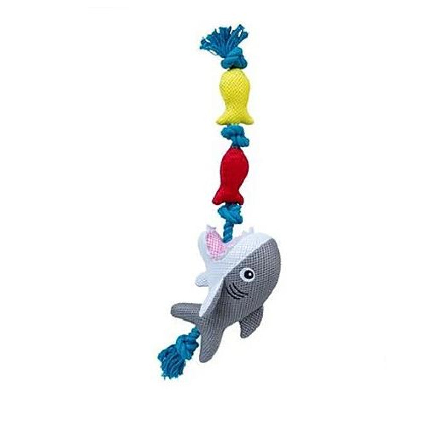 Territory - Shark w/ Rope Dog Toy – 20”