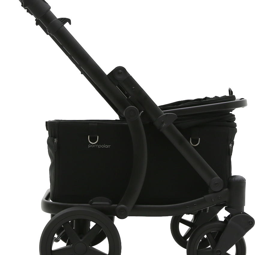Pompolarr Pet Modu Wagon - Hybrid Detachable Pet Stroller (Black)
