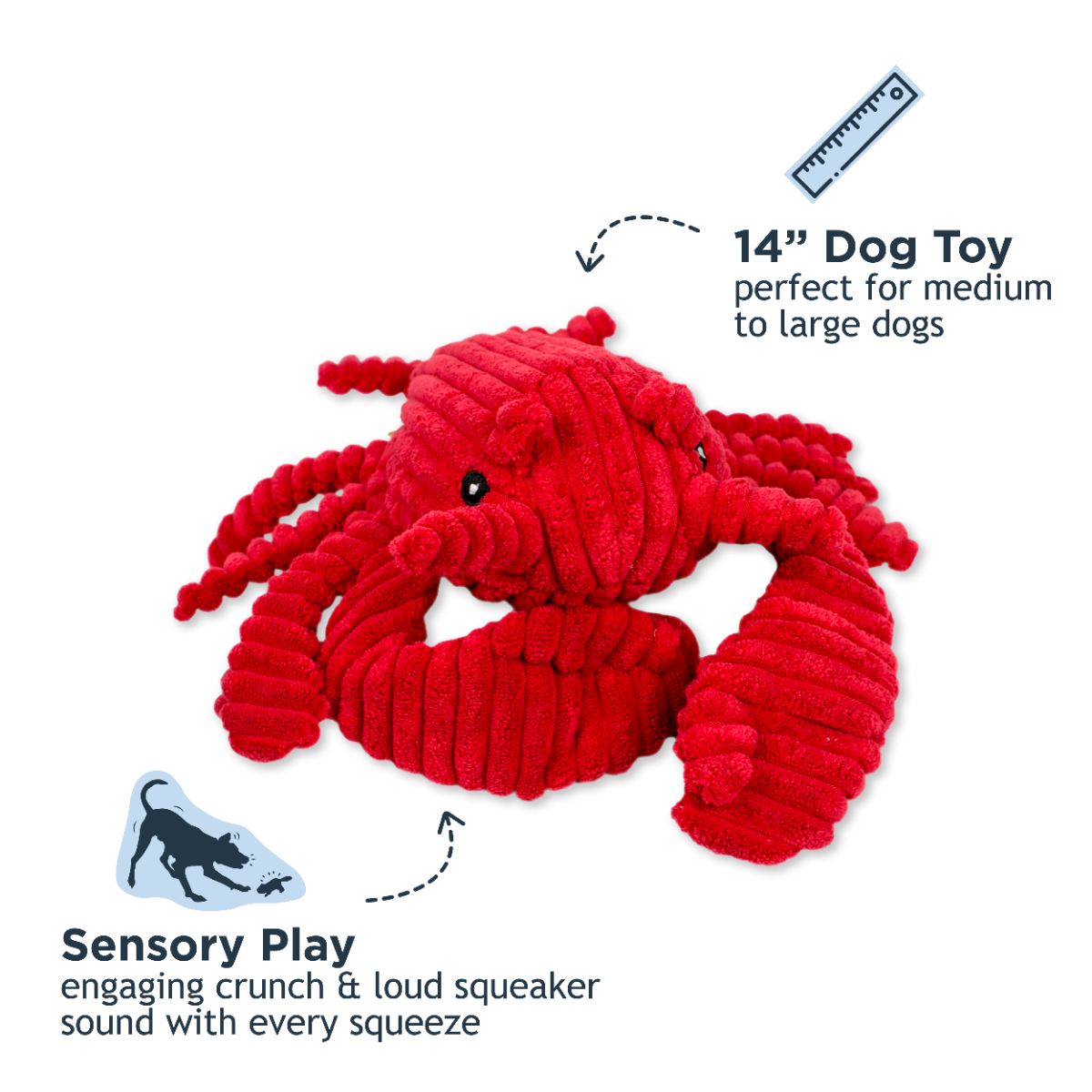 Tall Tails - Plush Toy - Lobster 14"