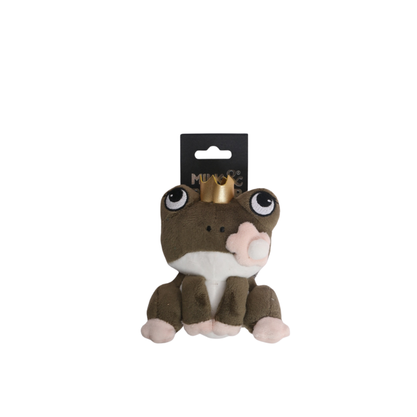 Milk & Pepper Vicky Frog Plush Dog Toy (14cm)