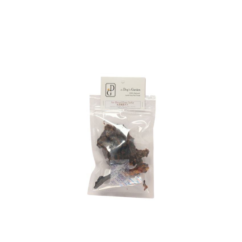the Dog's Garden - Air Dried Treat - Australian Emu Jerky Dog Treats