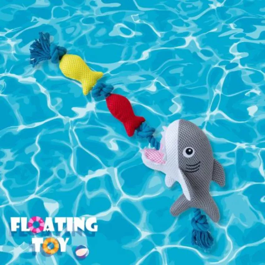 Territory - Shark w/ Rope Dog Toy – 20”