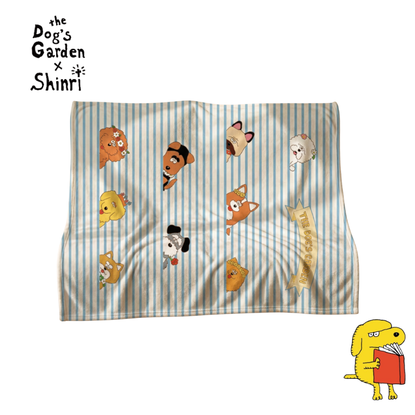 SHINRI x the Dog’s Garden – Blanket “Doggies”