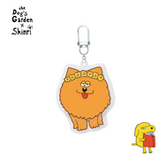 SHINRI x the Dog’s Garden – Shaking Keychain “Pomeranian”