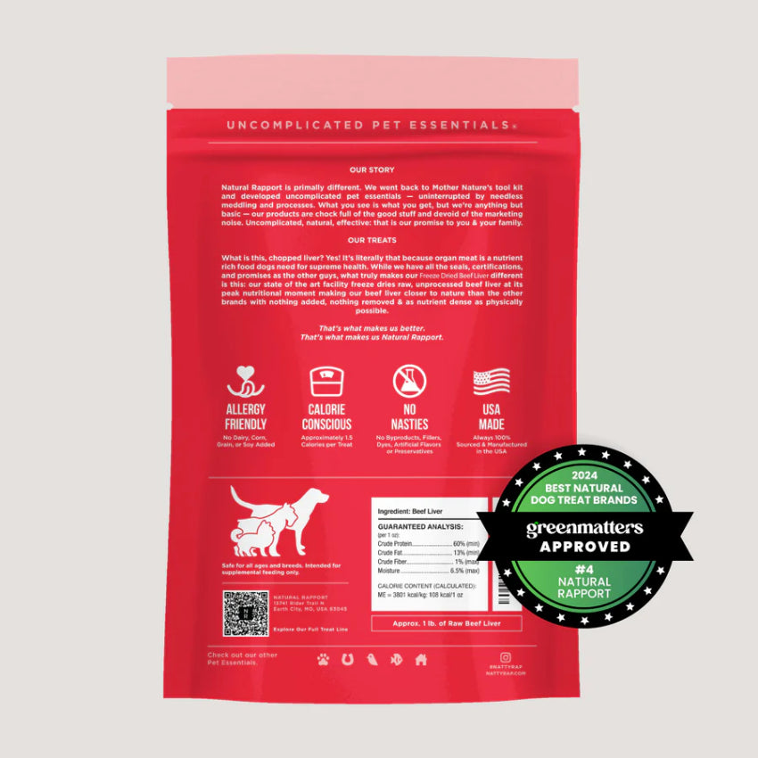 Natural Rapport - Freeze Dried Beef Liver