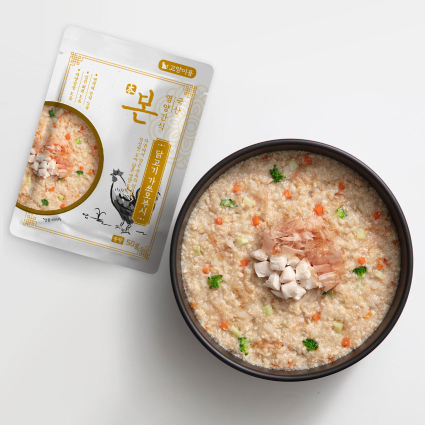 Bon Cat Nutrition Porridge - Chicken & Katsuobushi (50g)