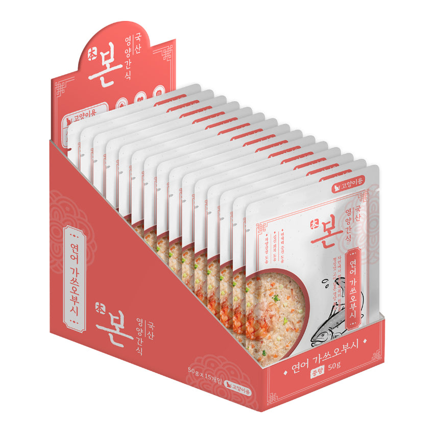 Bon Cat Nutrition Porridge - Salmon & Katsuobushi 50g