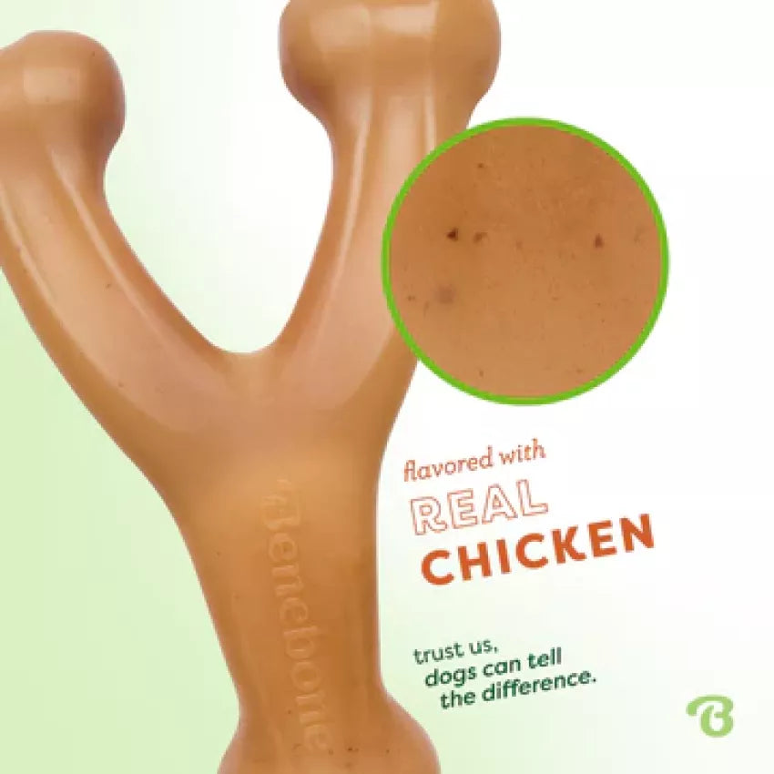 Benebone - Wishbone Durable Dog Chew - Chicken Flavor (Small)