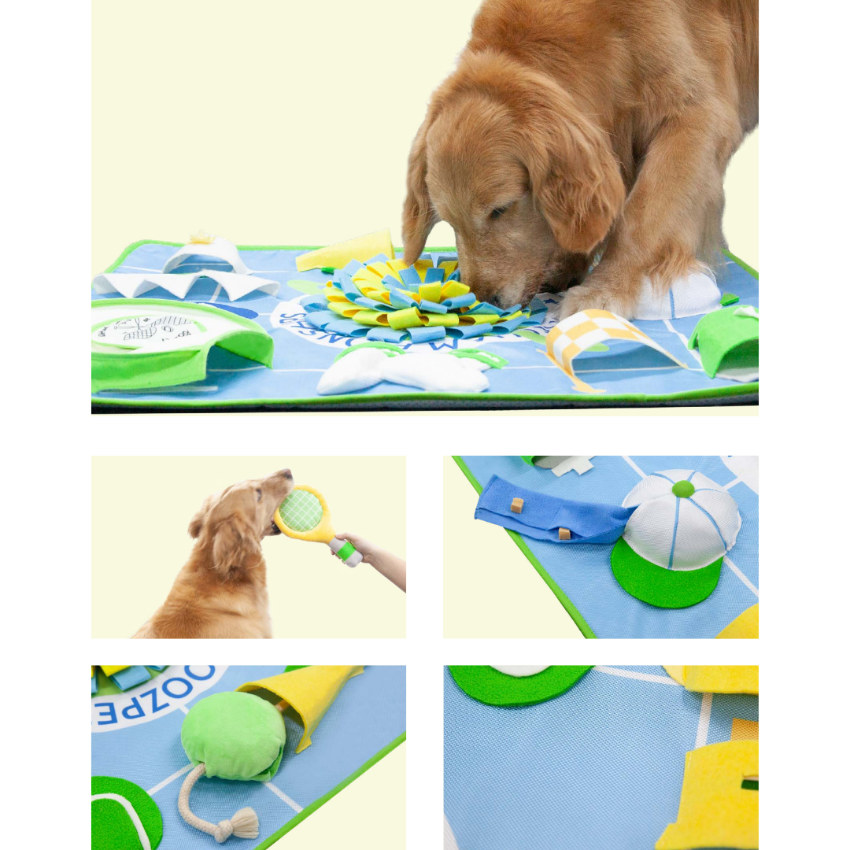 POOZPET Tennis Premium Snuffle Mat