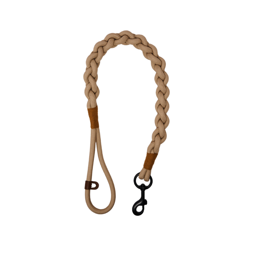 Sydney & Co. Twist Leash - Beige